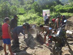 TMMD Ke-120, Kodim 1401 Majene Terus Berupaya Dalam Perintisan Dan Pengerasan Jalan Tani