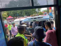 Satlantas Polres Majene Lakukan Olah TKP Kecelakaan Lalu Lintas Di Desa Totolisi, Satu Orang Meninggal