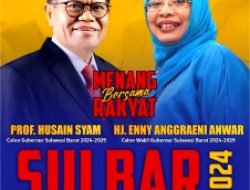29 Agustus Pasangan PHS-Enny Bakal Mendaftar untuk Pilkada Sulbar ke KPU
