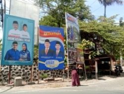 Baliho Bakal Calon Bupati dan Wakil Bupati Majene Semakin Bertebaran