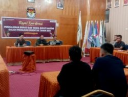 KPU Majene Gelar Rakor Persiapan Pendaftaran Bakal Calon Kepala Daerah