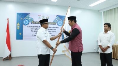 Sekprov Sulbar Lepas 43 Kafilah, Ikut MTQ XXX Tingkat Nasional di Samarinda