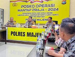 Kapolres Majene Pastikan Walpri Paslon Pilkada Majene Netral