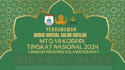 Audisi Virtual Calon Kafilah MTQN VII Korpri Perwakilan Sulbar Berakhir, Berikut 13 yang Lolos