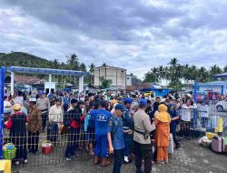 Sat Polair Polres Majene Lakukan Pengamanan Maksimal Pada Pemberangkatan KM Sabuk Nusantara 93 Di Pelabuhan Palipi
