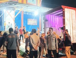 Polres Majene Jaga Ketat Pendistribusian Logistik Surat Suara Di Gudang Logistik KPU Majene