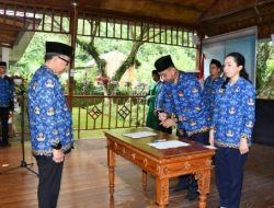 Seorang Pejabat Administrator di Sulbar Dilantik Bareng 7 Pejabat Fungsional