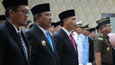 Pesan Menohok PJ Bahtiar saat  Lantik Kepala BPKP Sulbar