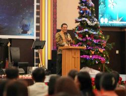 Hadiri Perayaan Natal Oikumene, Bahtiar Ajak FKGM Jaga Keharmonisan dan Kelola Potensi PKP