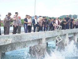 Seribu Karang Buatan Diturunkan Pj. Bahtiar Bersama Forkopimda di Teluk Mamuju