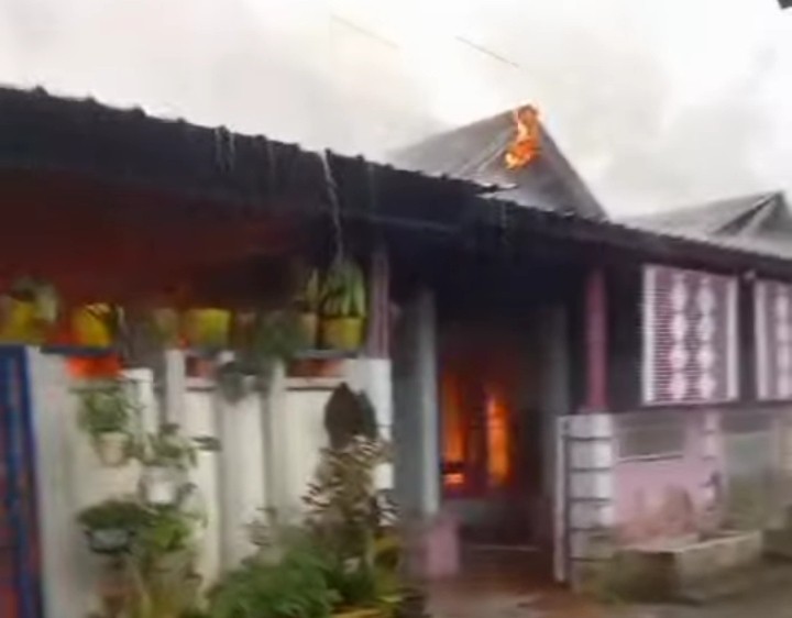 Kebakaran BTN Maspul mamuju