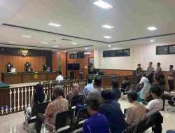 Antisipasi Ricuh, Sidang Pembelaan Terdakwa Mantan Kades Onang Dijaga Ketat