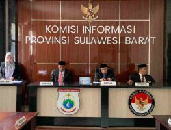 Agenda Pembacaan Putusan, Tiga Sengketa Informasi Dinyatakan Gugur oleh KI Sulbar