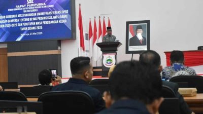 DPRD Sulbar Setujui Jawaban Gubernur atas Ranperda RPJMD 2025-2029