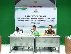 Perkuat Pengawasan Aliran Kepercayaan Keagamaan, Kejari Majene Gelar Rakor