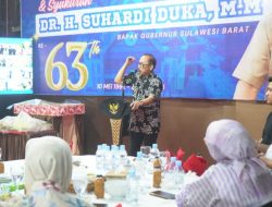 Syukuran di Usia 63 Tahun, Gubernur Sulbar Suhardi Duka Kenang Perjalanan Hidup dari Lampu Pelita
