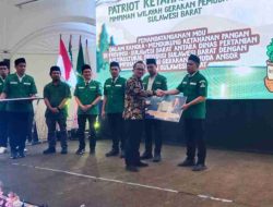 PW GP Ansor Sulbar 2024-2029 Resmi Dilantik, Dapat Dukungan dan Bantuan Ternak dari Pemprov Sulbar