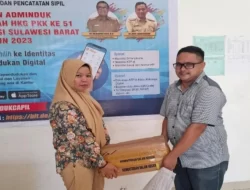 Dukung Pelayanan Adminduk, Disdukcapil Sulbar Distribusikan Blangko KTP-el ke Lima Kabupaten