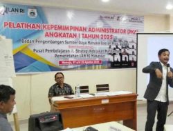 Inspiratif! Kepala BPKPD Sulbar Isi Materi Pelatihan Kepemimpinan Administrator Angkatan I Tahun 2025