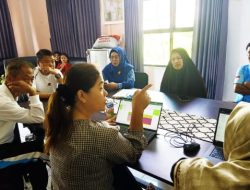Dinas Perpusip Lakukan Peninjauan Pojok Baca dan Pengawasan Kearsipan di Bapperida Sulbar