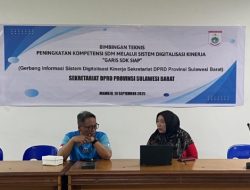Bimtek “Garis SDK Siap”, Sekretariat DPRD Sulbar Dorong Peningkatan Kompetensi SDM Berbasis Digital