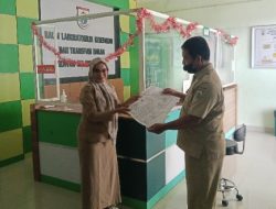 BPBD Sulbar Pastikan Air Hasil Water Treatment Layak Konsumsi, Lanjutkan Proses Pengurusan Surat Laik Hygiene Sanitasi