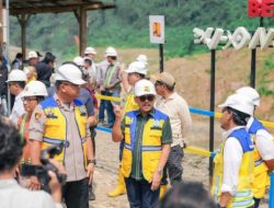 Gubernur Suhardi Duka Tinjau Proyek Bendungan Budong-budong, Target Rampung 2027