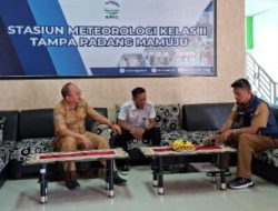 BPBD Sulbar Bersama BMKG Mamuju Perkuat Koordinasi Penguatan Data dan Informasi Kebencanaan