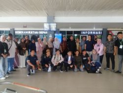 Kafilah Sulbar Kembali ke Daerah Usai Ikuti STQH Nasional 2025 di Kendari