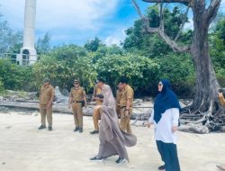 Pembuatan Pulau Baru di Ngalo  Desa Dungkait Mamuju