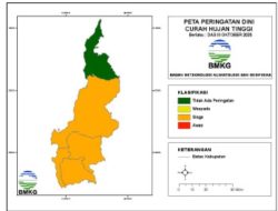 BPBD Sulbar Terima Laporan Peringatan Dini Cuaca dan Iklim Periode Dasarian III Oktober 2025 dari BMKG Wilayah IV Makassar
