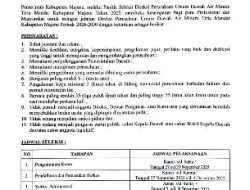 Pemkab Majene  Buka Pendaftaran Calon Direktur PDAM Tirta Mandar