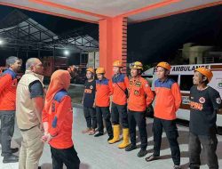 Plt. Kalaksa BPBD Sulbar Beri Arahan kepada TRC Sebelum Patroli di Kota Mamuju