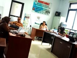 Bidang Linjamsos Dinsos Sulbar Gelar Rapat Internal Bahas Realisasi Anggaran 2025