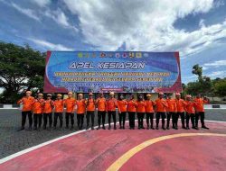 BPBD Sulbar Hadiri Apel Kesiapan Tanggap Darurat Bencana Hidrometeorologi, Komitmen Perkuat Kesiapsiagaan