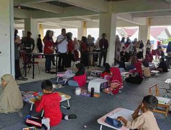 Antusias Siswa Lomba Menggambar di Festival Literasi Sulbar 2025, Komitmen Dukung Gerakan Sulbar Mandarras