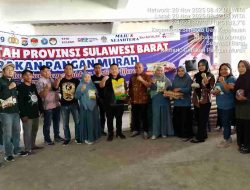 Hari Kedua Pasar Murah Pemprov Sulbar Depan Kantor Perpustakaan, Masyarakat Antusias