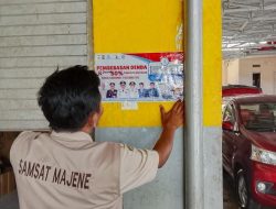 UPTD PPRD Majene Gencarkan Sosialisasi Program Pembebasan Denda dan Diskon 50 Persen Tunggakan Pajak di Fasilitas Umum