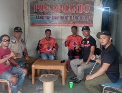Intensifkan Penanganan Bencana di Kabupaten, BPBD Sulbar Kunjungi Pos Komando Tanggap Darurat Bencana BPBD Mamuju Tengah