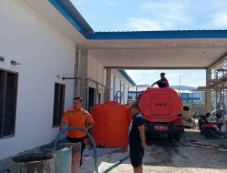 TRC BPBD Sulbar Kembali Salurkan Air Bersih ke BNNP Sulawesi Barat
