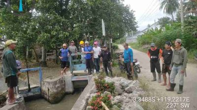 PPA UPTD PSDA Dinas PUPR Sulbar Gotong Royong Bersihkan Saluran Irigasi