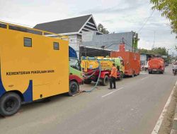 Dukung Kelancaran Peringatan Hari Juang TNI AD 2025, BPBD Sulbar Kerahkan Mobil Toilet dan Tangki Air di Lapangan Ahmad Kirang