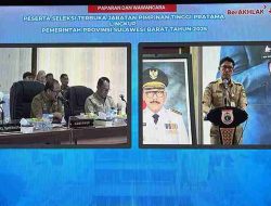 Seleksi Terbuka 12 JPT Pratama Sulbar Masuki Tahap Paparan dan Wawancara