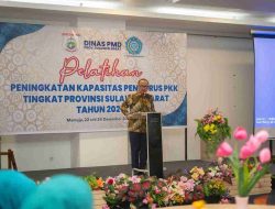 PKK Sulbar Diperkuat, Gubernur Suhardi Duka Ajak Pengurus Tingkatkan Kompetensi dan Kolaborasi
