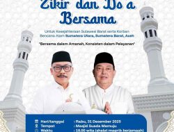 Imbauan Gubernur, Masyarakat Sulbar Diajak Isi Malam Tahun Baru dengan Zikir dan Doa Bersama