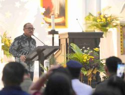 Gubernur Sulbar Tinjau Ibadah Natal, Jamin Rasa Aman