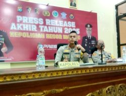 Rilis Akhir Tahun 2025, Polres Majene Paparkan Capaian Kinerja