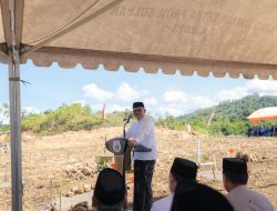 Peletaka Batu Pertama Pembangunan Masjid An-Nur Tanete Guru, Gubernur Sulbar Ajak Jaga Lingkungan