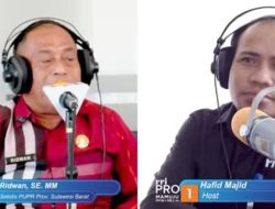 Sekdis PUPR Sulbar Paparkan Arah Pembangunan Konstruksi 2026 dalam Wawancara Live RRI