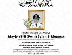 Kabar Duka: Wakil Gubernur Salim S. Mengga Wafat di RS Siloam Makassar, Gubernur Suhardi Duka Sampaikan Duka Mendalam